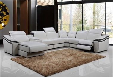 Модуларна кожна софа